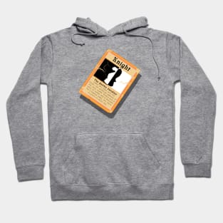 The Quirky Cavalier Chess Knight Trading Card Hoodie